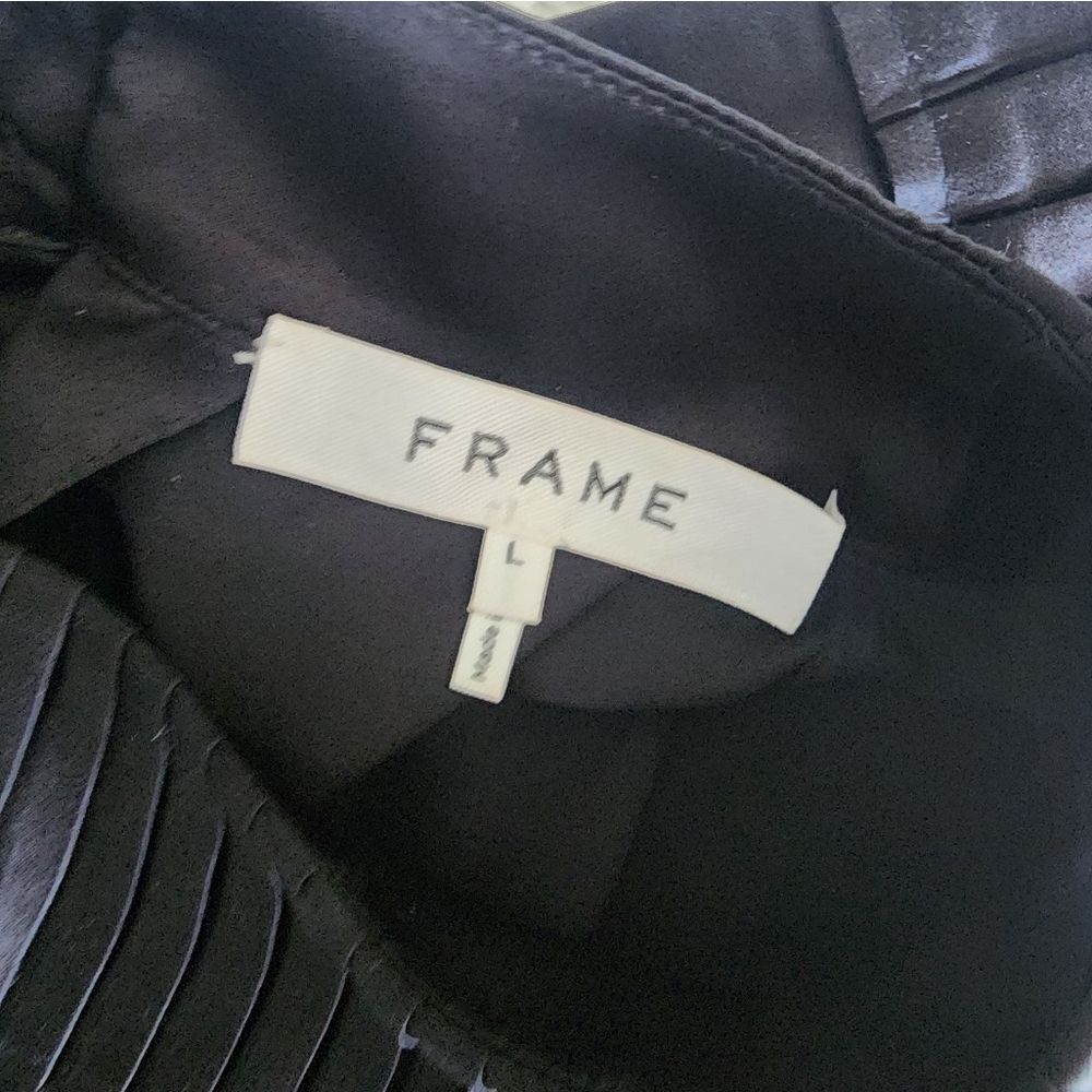 Frame Denim Black Ruffle Dress - Picture 11 of 15